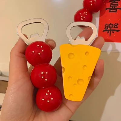 과일 치즈 병따개 자석