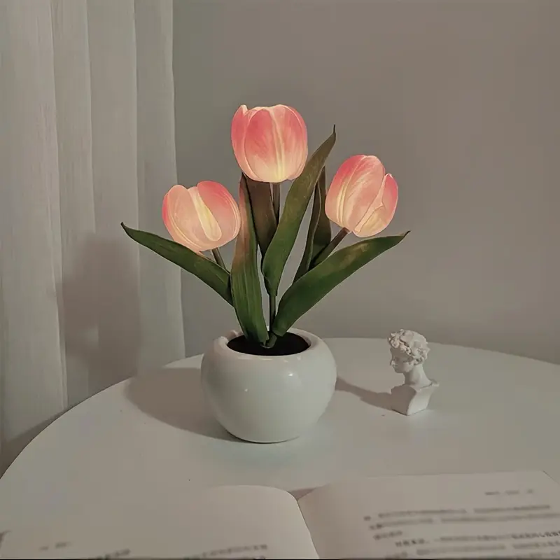 튤립 LED 야간 로맨틱 조명