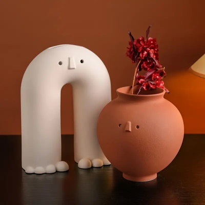 팟&발발이 캐릭터 화병